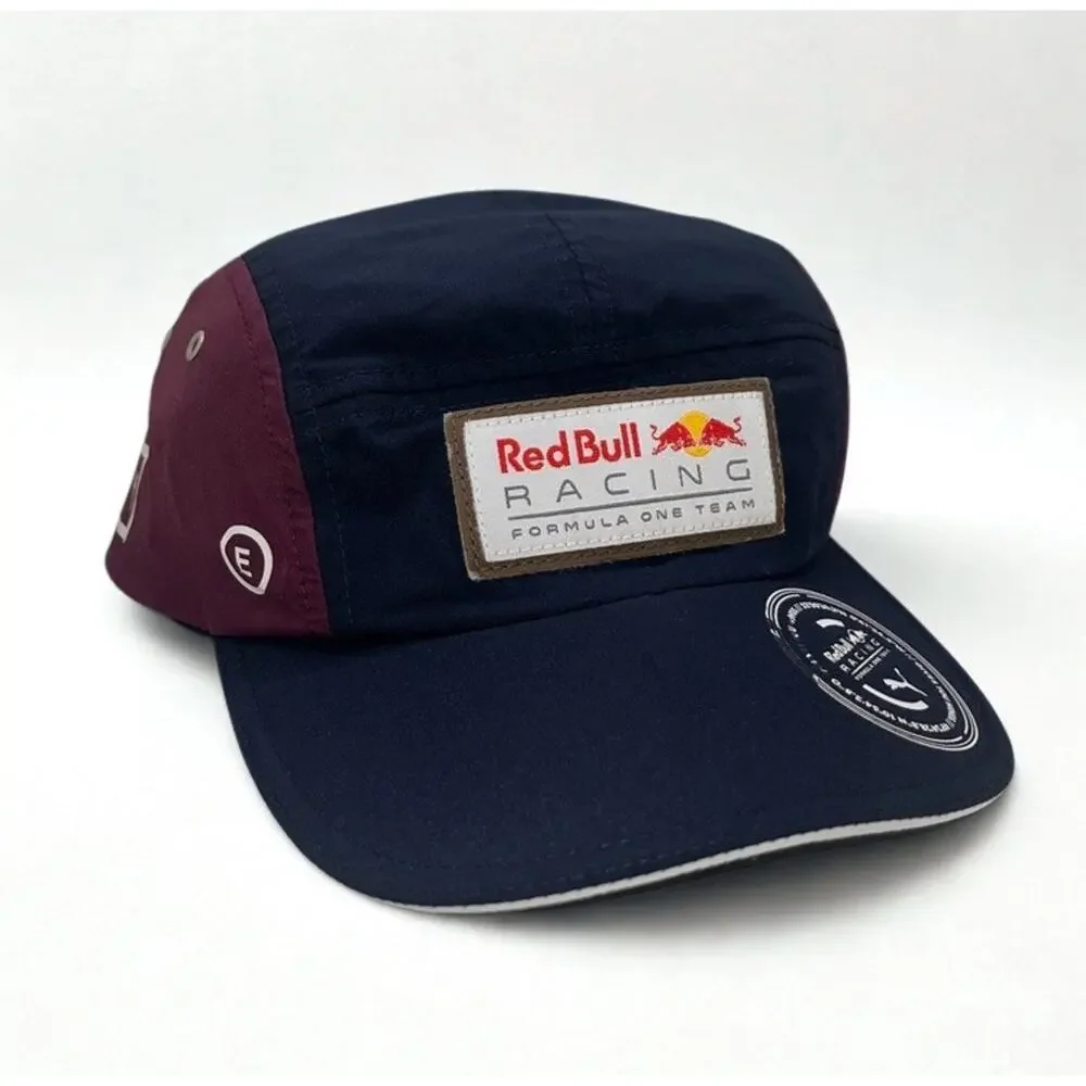 Red Bull Racing Formula One Puma 5 Panel Hat Cap Buckle Adjustable Rare F1